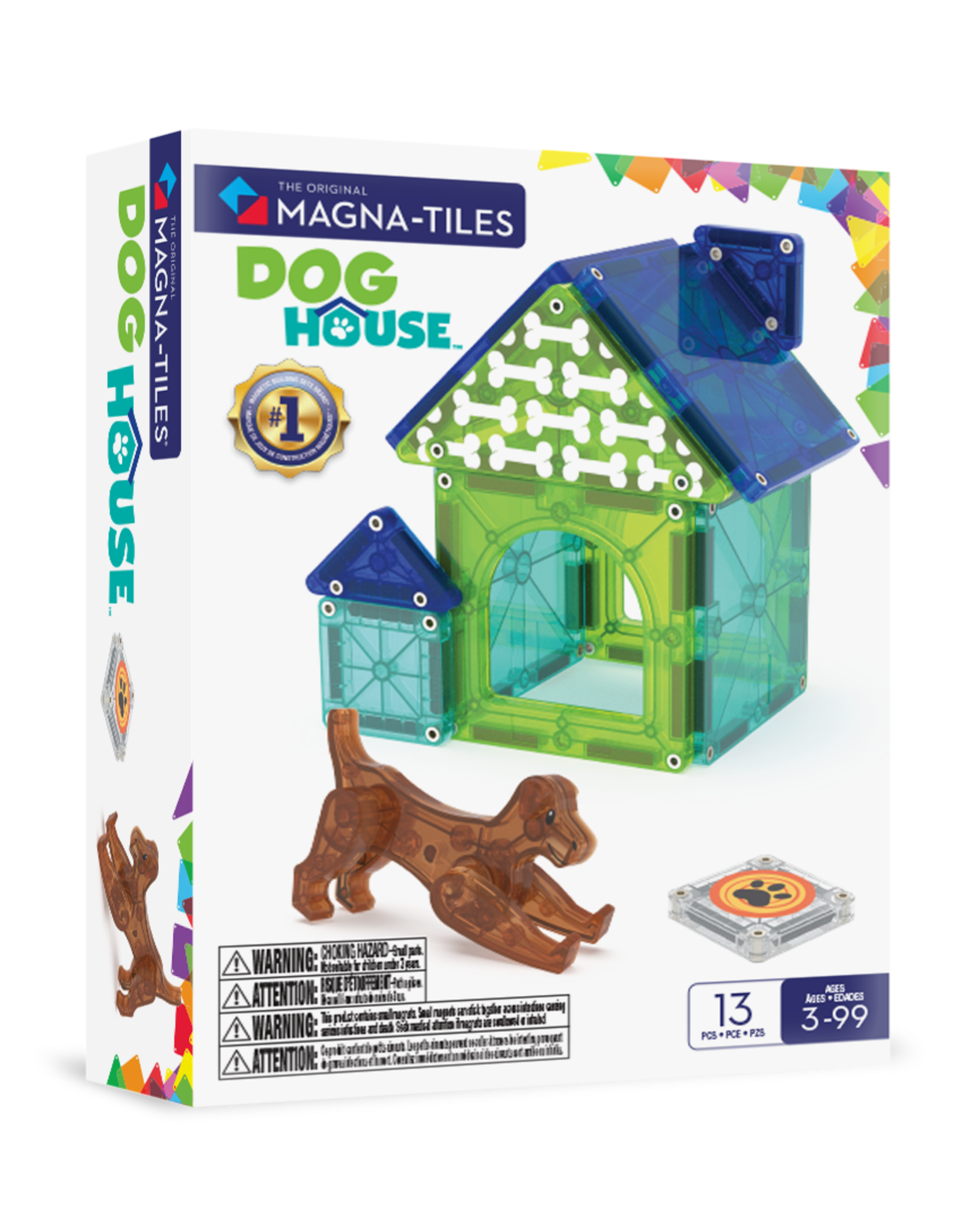 Magna-Tiles Magna Tiles Dog House 13  stuks