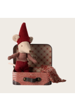 Maileg Christmas mouse, Baby in suitcase
