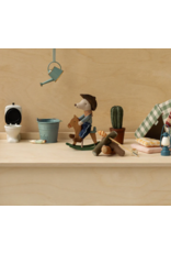 Maileg Cowboy mouse on rocking horse Little brother