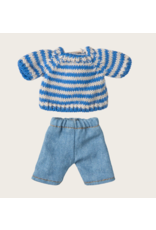 Maileg Knitted sweater and pants Big brother mouse