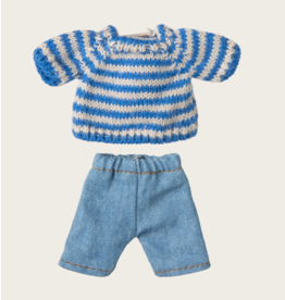 Maileg Knitted sweater and pants Big brother mouse