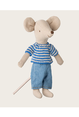 Maileg Knitted sweater and pants Big brother mouse