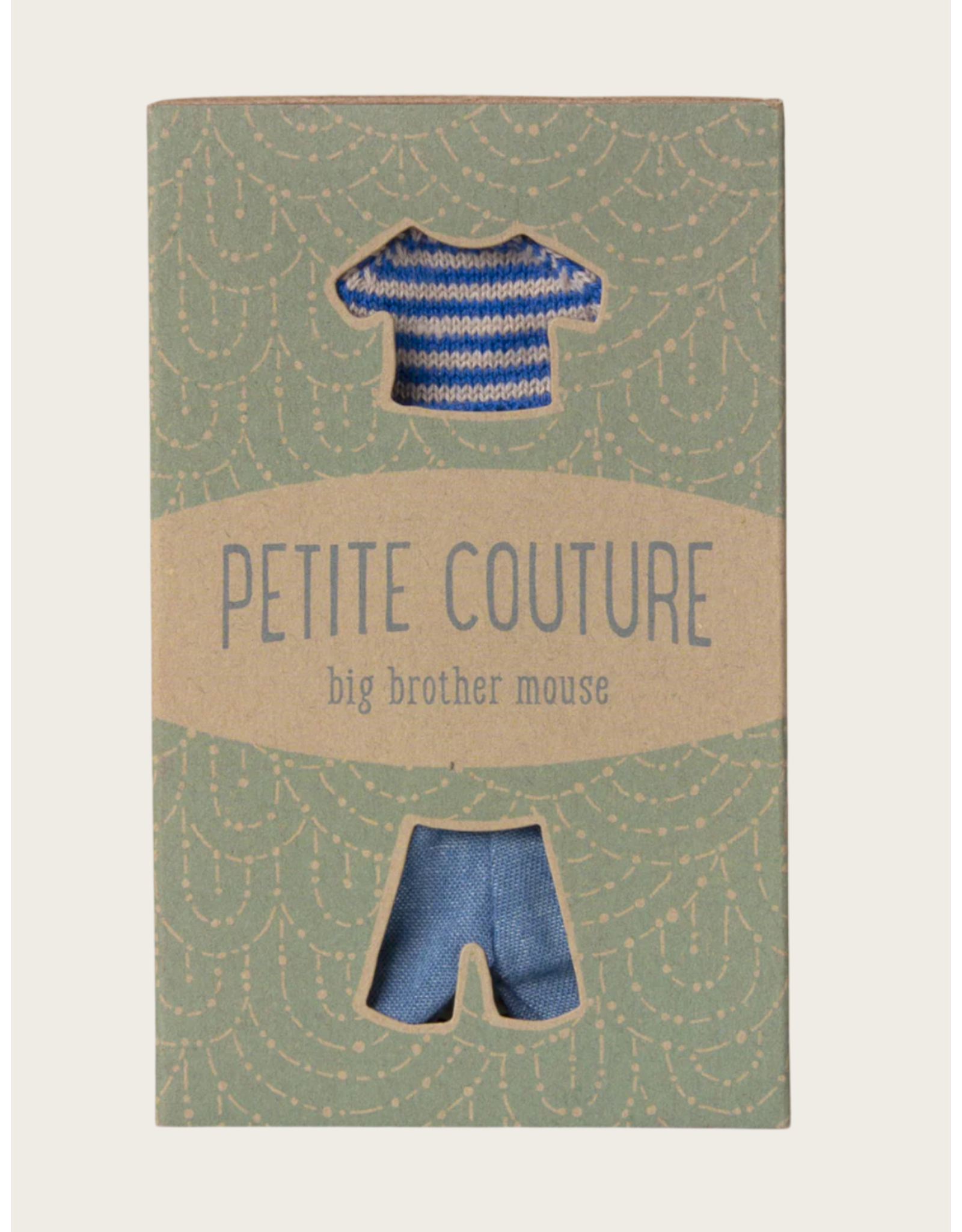 Maileg Knitted sweater and pants Big brother mouse