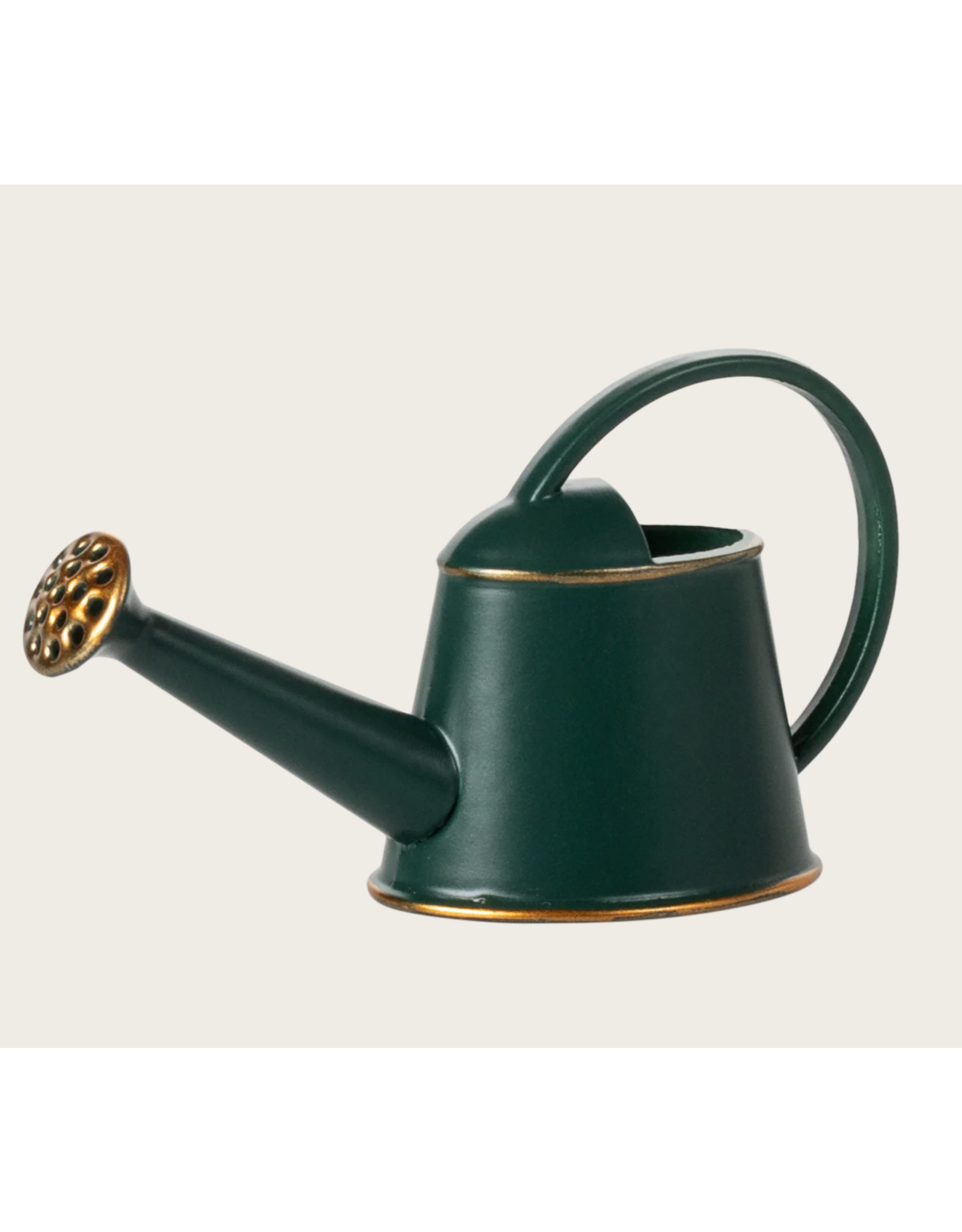 Maileg Watering can Mouse Dark green
