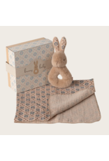 Maileg Rabbit rattle set Cream peach