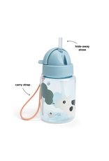 Done by Deer Straw bottle Tiny farm Blue