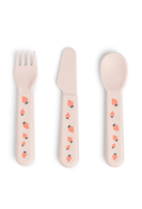 Done by Deer Foodie cutlery set Tiny farm Powder