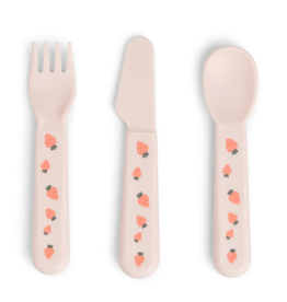Done by Deer Foodie cutlery set Tiny farm Powder