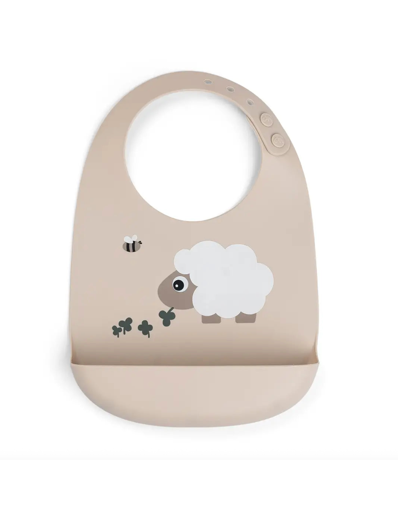 Done by Deer Silicone bib Sheepy Sand