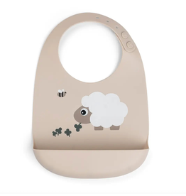 Done by Deer Silicone bib Sheepy Sand