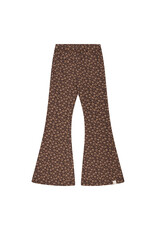 NAVY NATURAL Be flared brown leopard flower