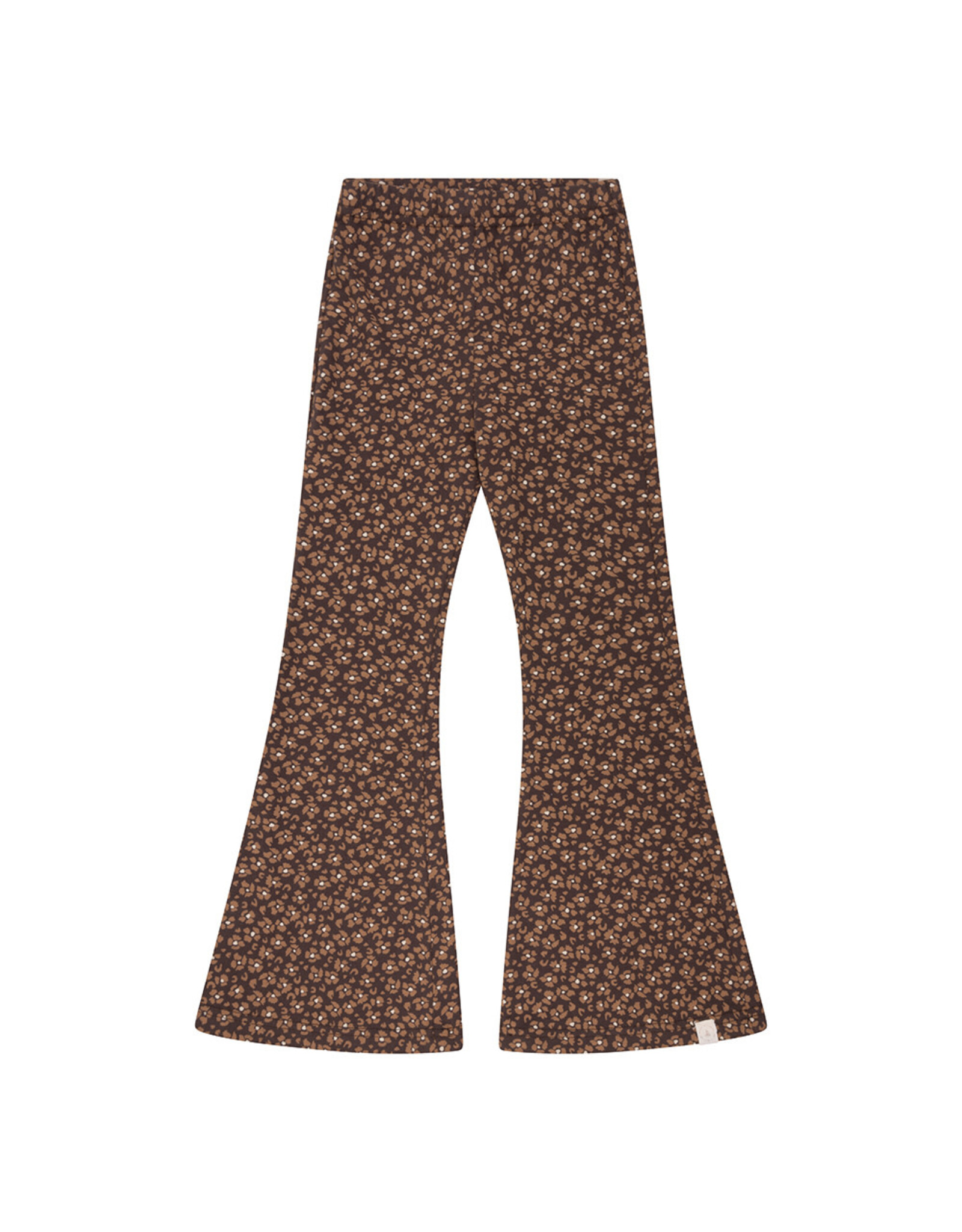 NAVY NATURAL Be flared brown leopard flower