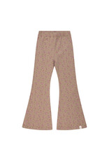 NAVY NATURAL Be flared brown melange flower