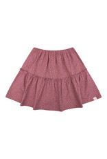 NAVY NATURAL Bo skirt Rose leopard flower
