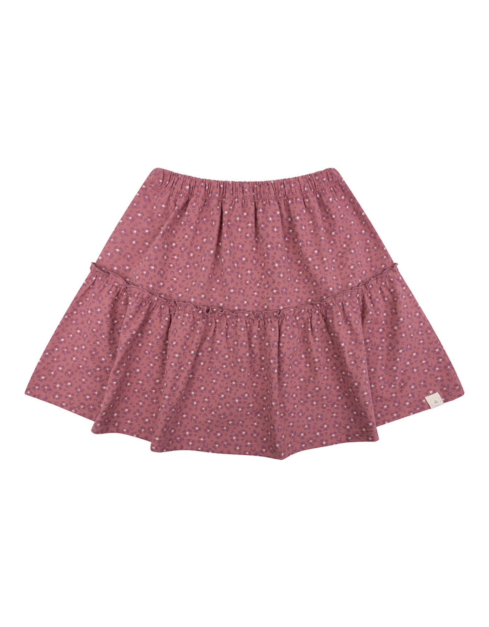 NAVY NATURAL Bo skirt Rose leopard flower