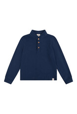 NAVY NATURAL Boys polo Navy jersey