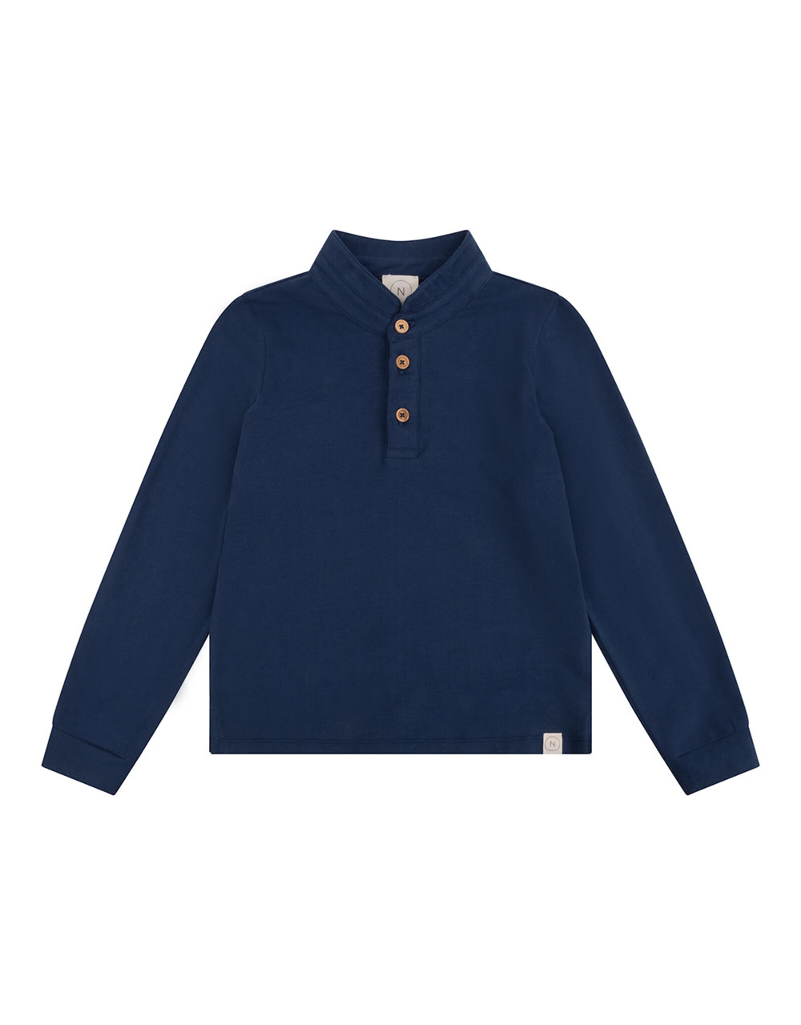 NAVY NATURAL Boys polo Navy jersey