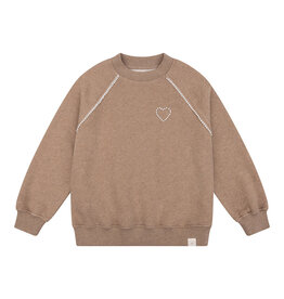 NAVY NATURAL Charlie sweater brown melange