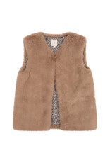 NAVY NATURAL Mikki gilet fluffy brown