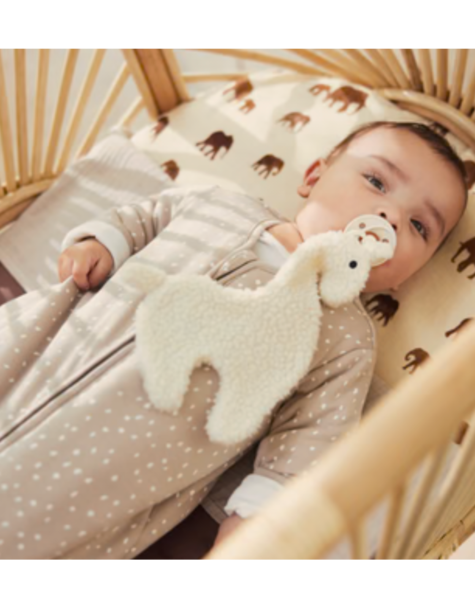 Jollein Speendoekje Lama Off white