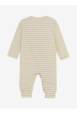 Noppies Unisex Playsuit Nolan long sleeve Stripe pattern Off white
