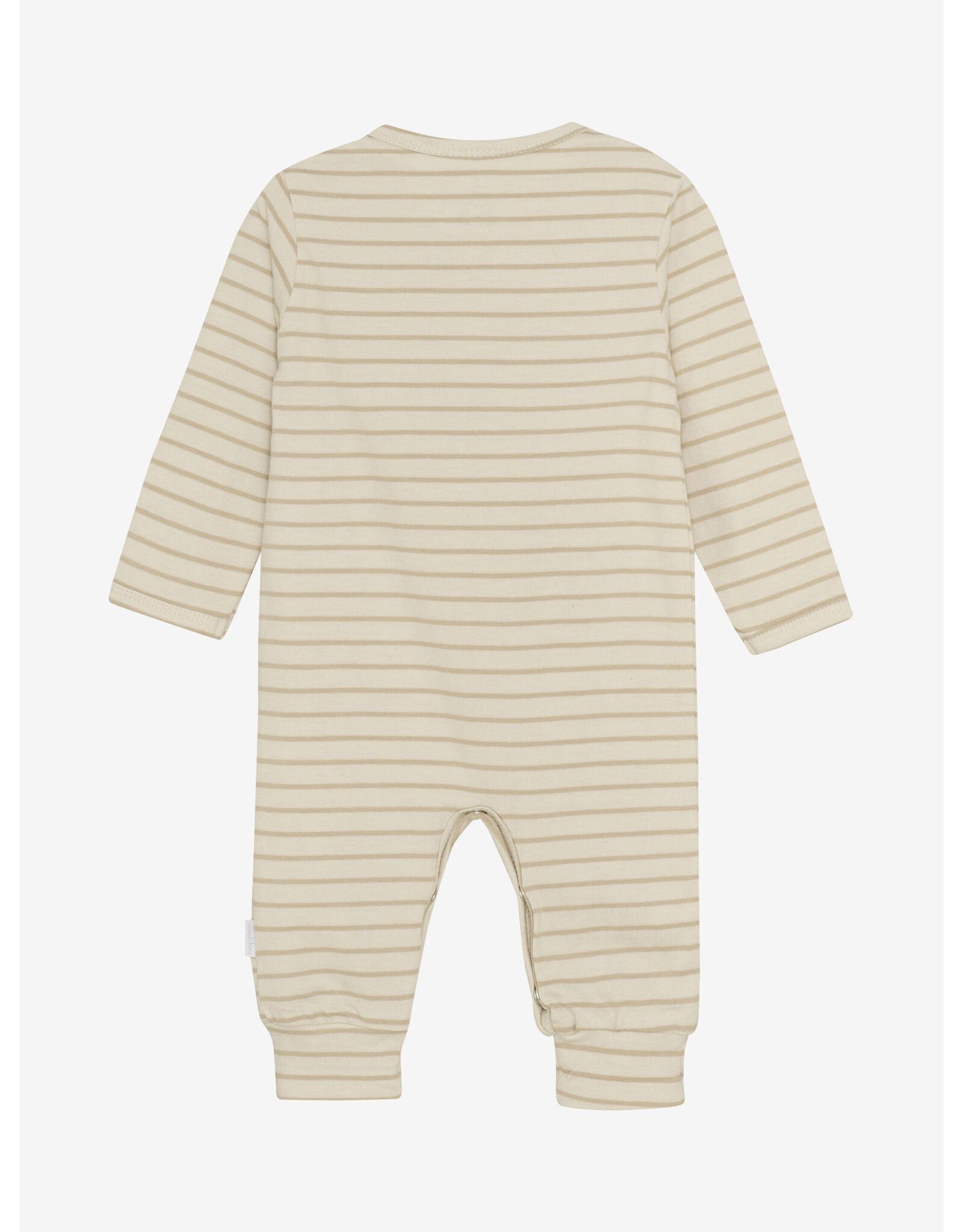 Noppies Unisex Playsuit Nolan long sleeve Stripe pattern Off white