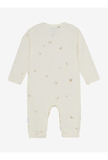 Noppies Unisex Playsuit Nolan long sleeve Animals pattern Off white