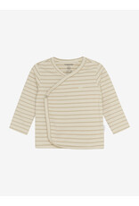 Noppies Unisex Tee wrap Nour long sleeve Stripe pattern Off white