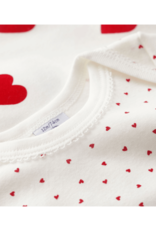 Petit Bateau 3 BODIES US MC hart      varian6M
