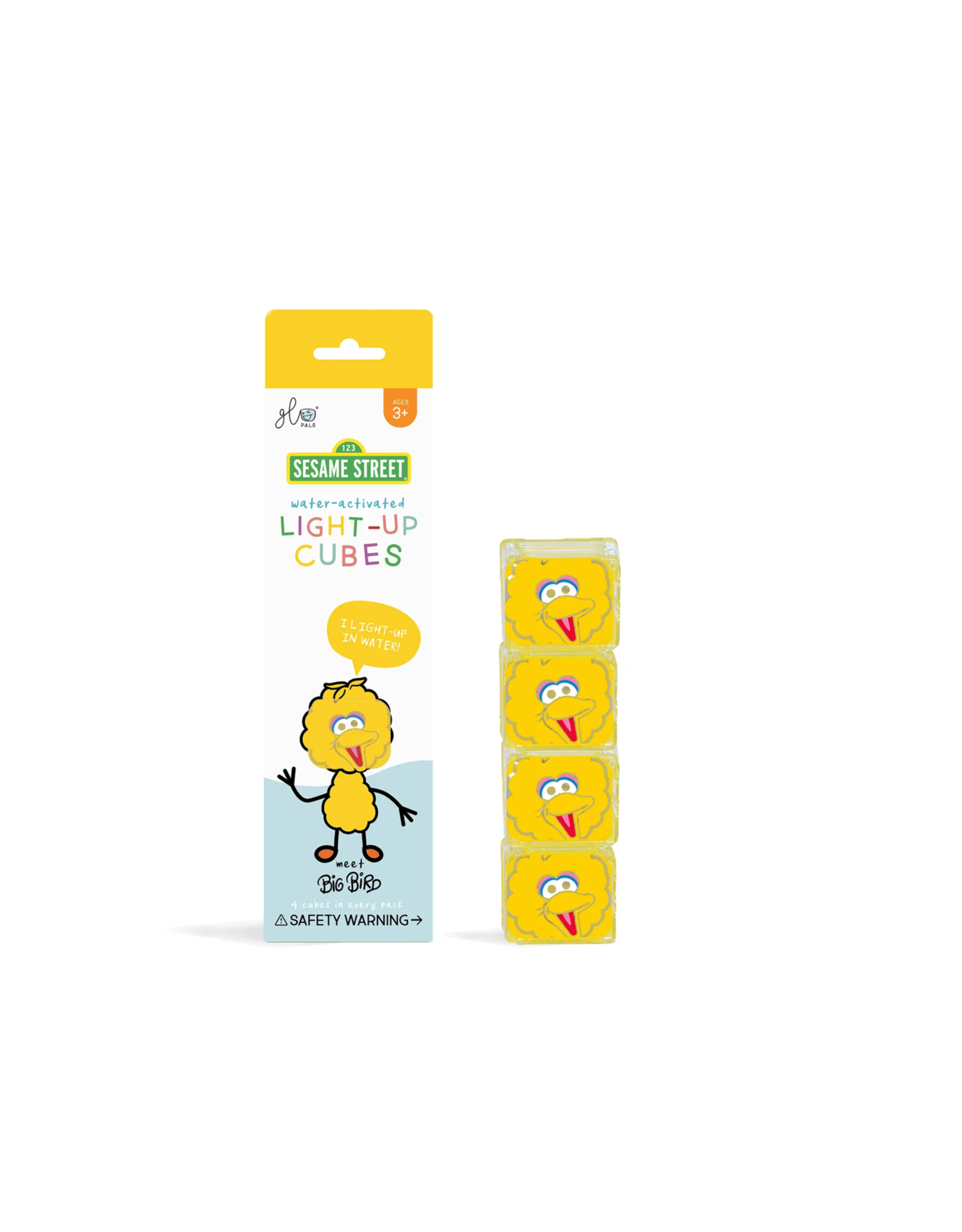 Glo pals Glo Pals light up cubes ( set 4 ) Bigbird