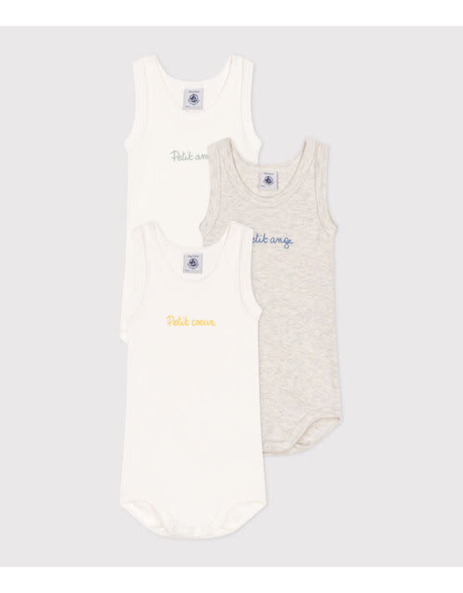 Petit Bateau 3 Bodies SM varian Petit