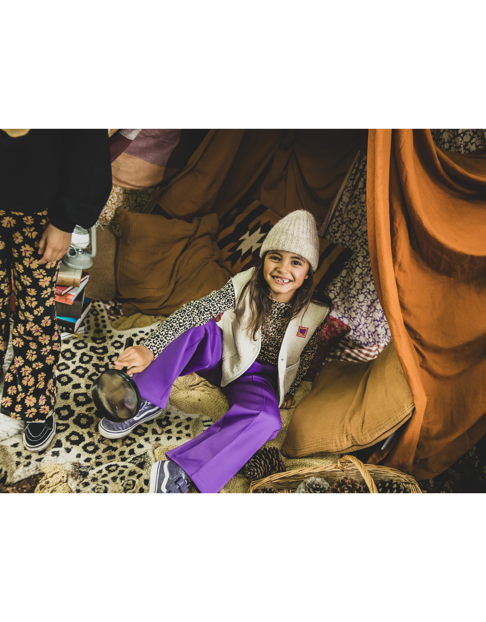 Little Looxs Little sporty scuba sweat pants Violet purple