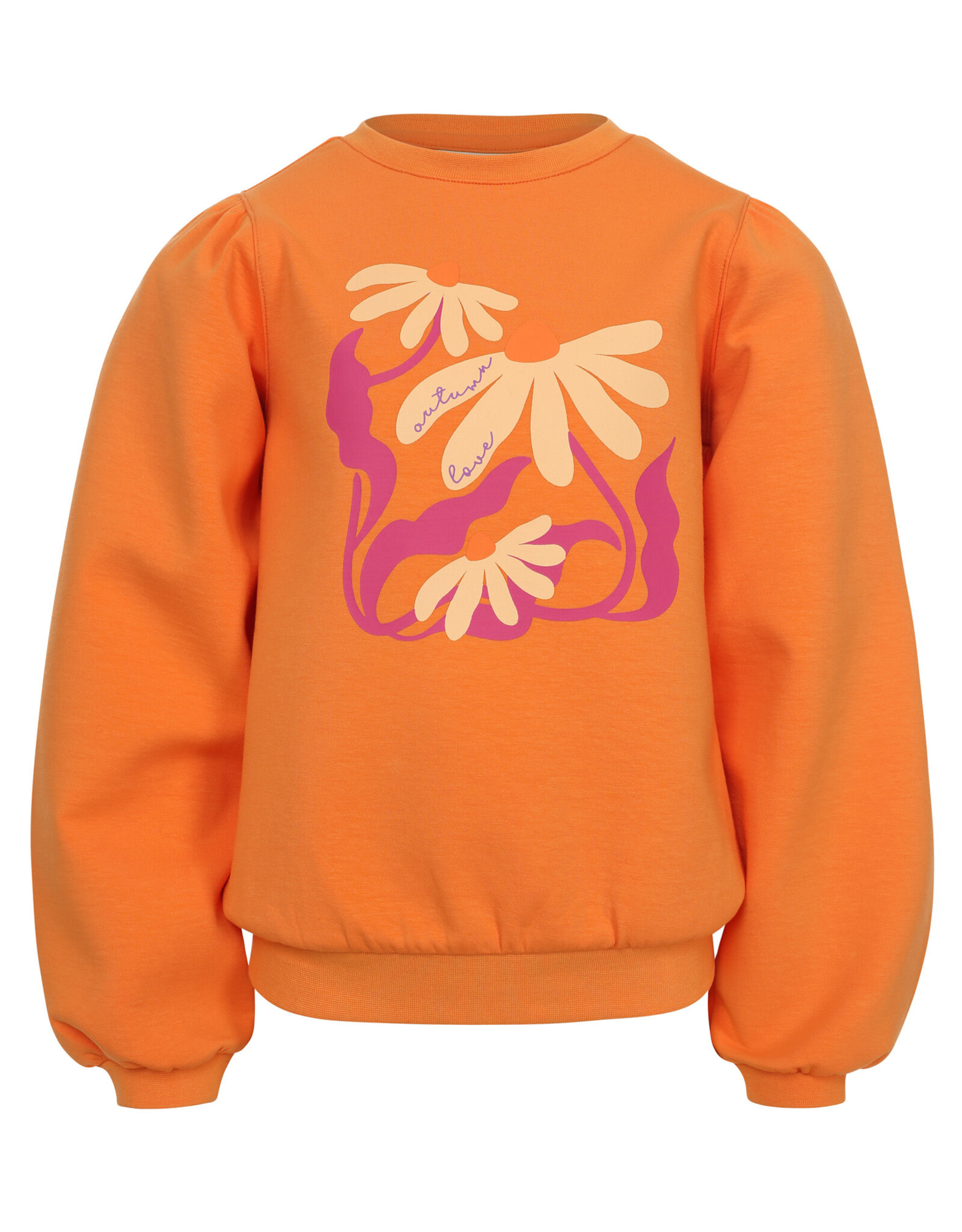 Little Looxs Little sporty scuba sweat sweater Bright orange