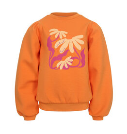 Little Looxs Little sporty scuba sweat sweater Bright orange
