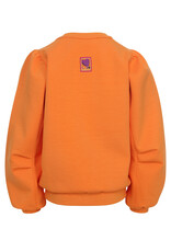 Little Looxs Little sporty scuba sweat sweater Bright orange