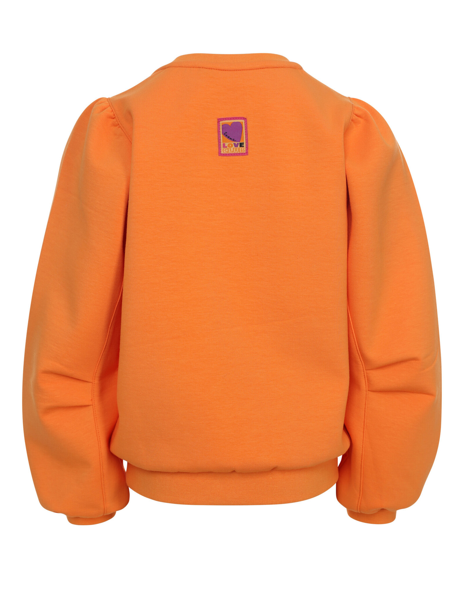 Little Looxs Little sporty scuba sweat sweater Bright orange