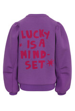 Little Looxs Little sporty scuba sweat sweater Violet purple