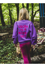 Little Looxs Little sporty scuba sweat sweater Violet purple
