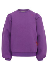 Little Looxs Little sporty scuba sweat sweater Violet purple