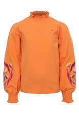 Little Looxs Little t-shirt longsleeve Bright orange W25