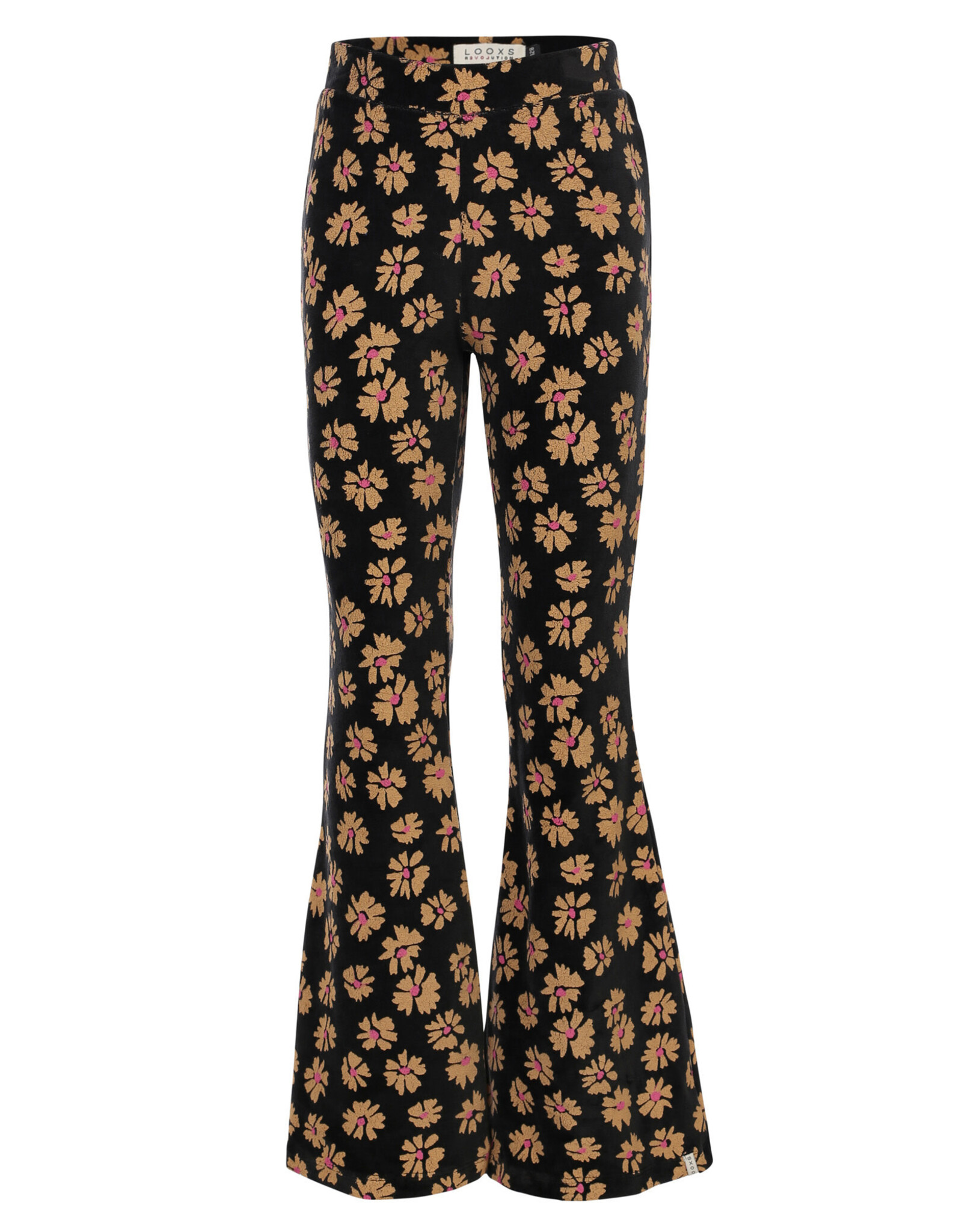 Little Looxs Little velvet flaire pants soft winterflower
