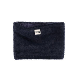Little Looxs Litty hariy knit coll scarf navy