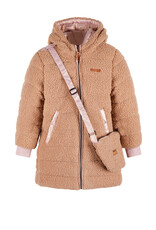 Nono Betty Reversible Hooded Mid Long Jacket+ Bag Animal