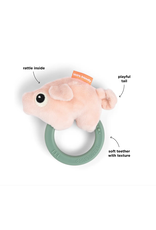 Done by Deer Sensory rattle w/teether Pigee colour Done by Deer Sensory rattle w/teether Pigee colour