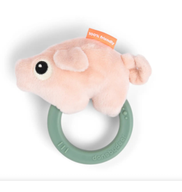 Done by Deer Sensory rattle w/teether Pigee colour