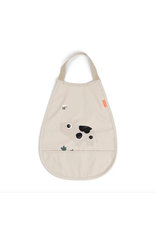 Done by Deer Pull-over bib Tiny farm Sand Done by Deer Pull-over bib Tiny farm Sand