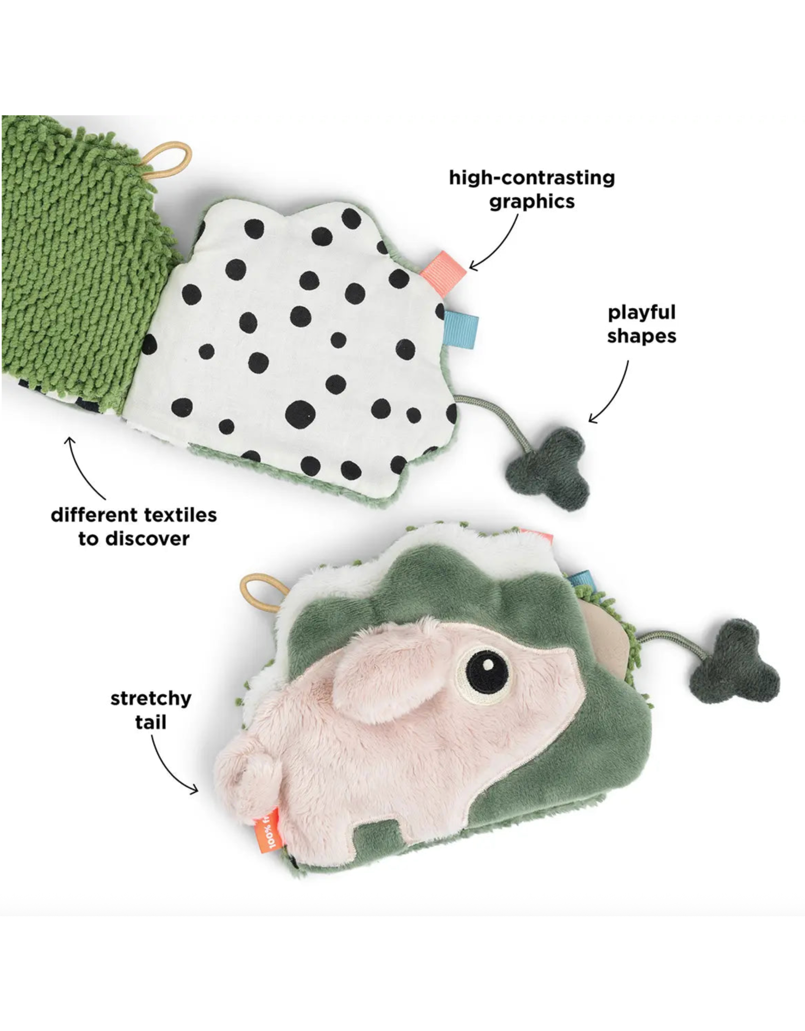 Done by Deer Sensory baby book Tiny farm colour mix