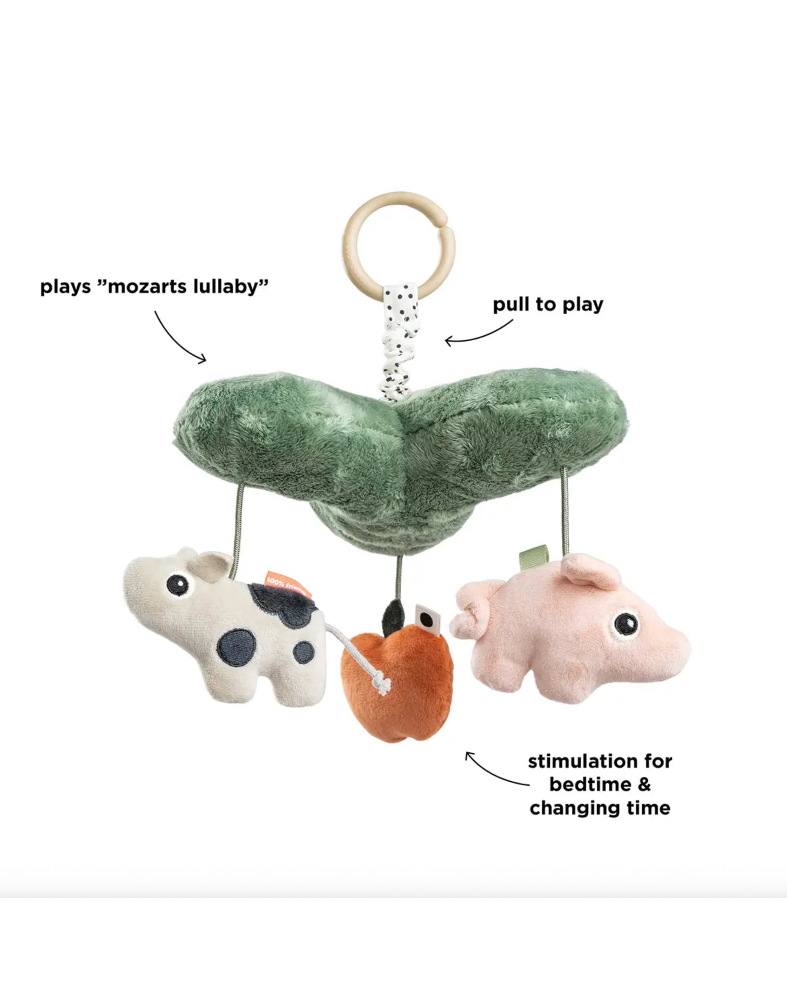 Done by Deer Musical mobile Tiny Farm colour mix