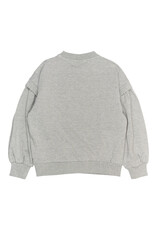 THE NEW TNRenata Glitter Sweatshirt Light Grey Melange