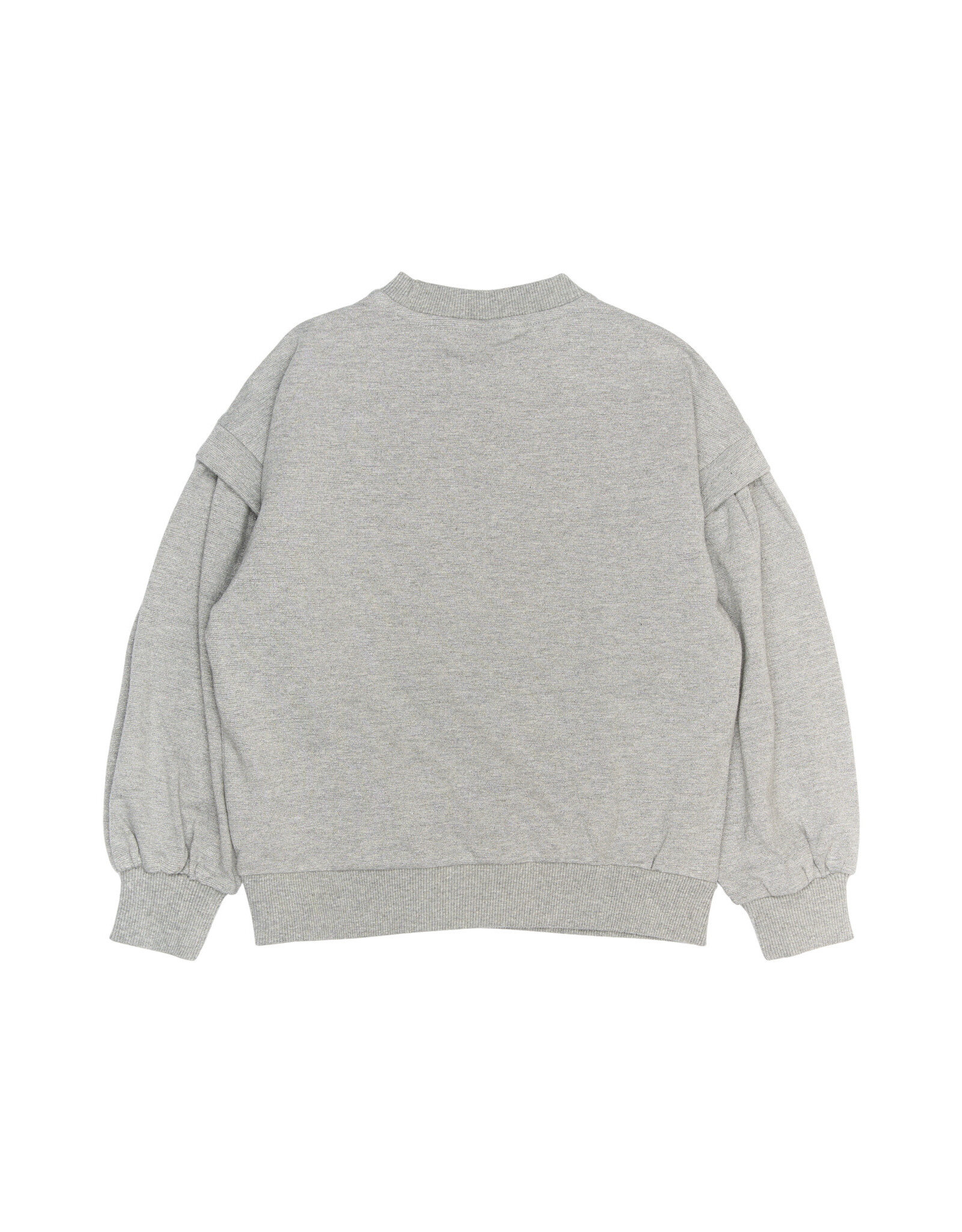 THE NEW TNRenata Glitter Sweatshirt Light Grey Melange